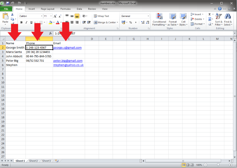 creating an excel document