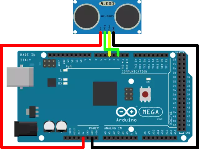 arduino with ultrasonic sensor