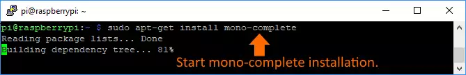 installing mono-complete