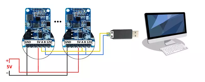 connect more temperature sensors wiring diagram