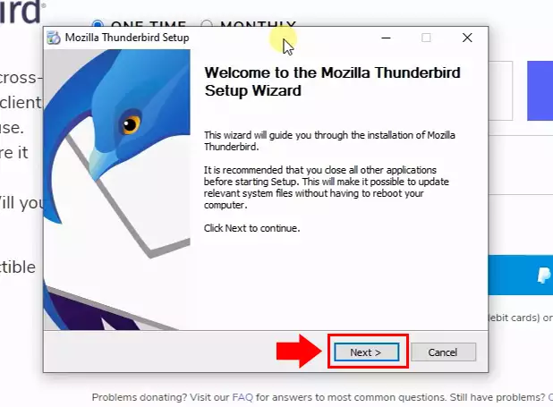 install mozilla thunderbird