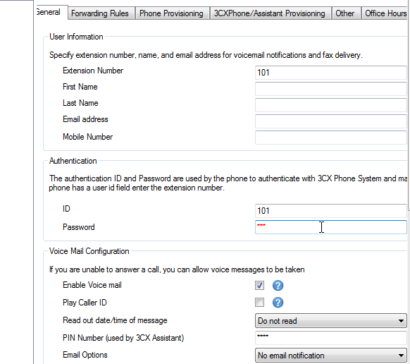 edit extension settings