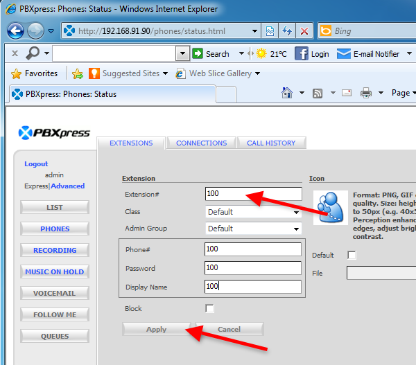 creating extension