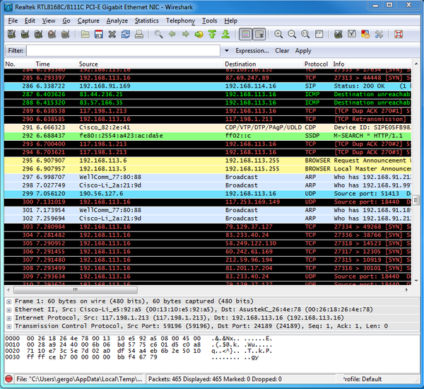 how to run a wireshark capture