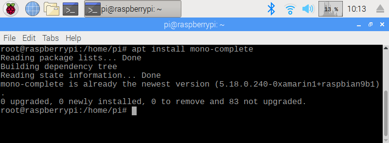 installing mono-complete package