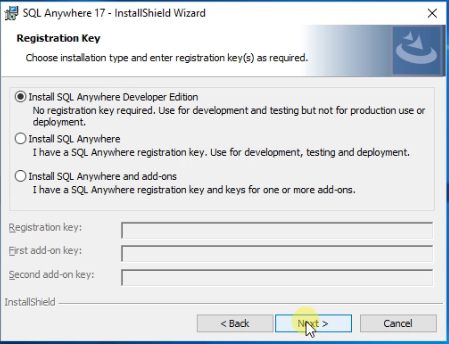 SQL Anywhere Installation