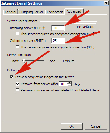 change quick print settings outlook