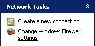 change windows firewall settings